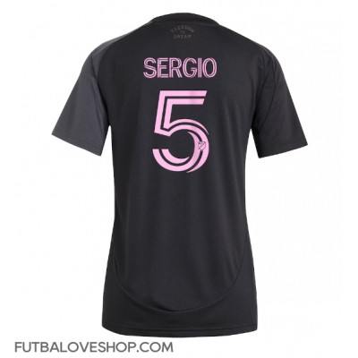 Dres Inter Miami Sergio Busquets #5 Preč pre Ženy 2025-26 Krátky Rukáv Dres Inter Miami Sergio Busquets #5 Preč pre Ženy 2025-26 Krátky Rukáv